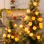 Коледни лампички Украса Дядо Коледа , снимка 5