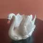 Колекционерска фигура GOEBEL Bisque West German Swan, снимка 3