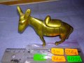 Старо СИМПАТИЧНО ДЕКОРАТИВНО КОЛЕКЦИОНЕРСКО БРОНЗОВО МАГАРЕНЦЕ ОСЕЛ За ИНТЕРИОРНА ДЕКОРАЦИЯ 41392, снимка 2