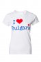 Нова дамска тениска с трансферен печат I LOVE BULGARIA (Аз обичам България), снимка 6