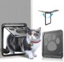Ownpets магнитна врата за котки / малки кучета с автоматично заключване  24 x 29 см НОВА
