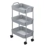 Метална сервизна количка е сив цвят , снимка 1