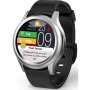 Часовник smartwatch Amoled MyKronoz ZeRound 3 Full , Водоустойчивост IP67, Optical HR, Silver/Black