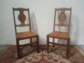 Двойка стари провансалски столове, снимка 1 - Столове - 43429088