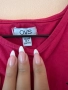 Цикламена блуза 100% памук с изрязано рамо S размер и надпис Girl Club New York 🩷🩷🩷, снимка 4