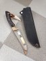 Ръчно изработен ловен нож от марка KD handmade knives ловни ножове , снимка 1 - Хладилници - 32579152