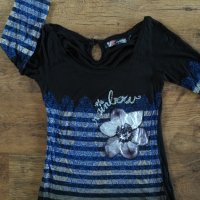 Desigual - страхотна дамска блуза , снимка 5 - Блузи с дълъг ръкав и пуловери - 39564619