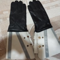 Ретро ръкавици кожени и маншети отделночисто нови от Времето на Соца КАТ, снимка 2 - Антикварни и старинни предмети - 43833287