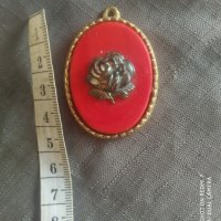 старо колие,медальон, снимка 1 - Други ценни предмети - 37061874
