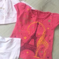 Лот бебешки тениски, снимка 4 - Бебешки блузки - 28578919