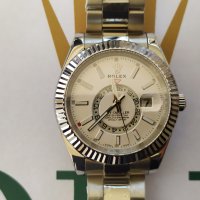 Мъжки часовник ROLEX SKY-DWELLER 42мм двойно часово време клас 5А+, снимка 2 - Мъжки - 28262427