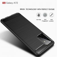 Samsung Galaxy A72 карбон силиконов гръб / кейс, снимка 4 - Калъфи, кейсове - 33015726