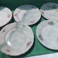 Български порцелан чинии плитки, снимка 1 - Чинии - 33061506