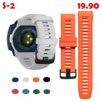 Силиконова каишка верижка Garmin Vivoactive HR Sport Instinct, снимка 6 - Каишки за часовници - 37937209