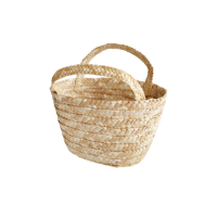 4554 Плетена кошничка с дръжки, снимка 4 - Аксесоари за кухня - 44910260