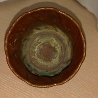 Медна малка ваза , снимка 4 - Антикварни и старинни предмети - 37683834