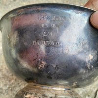 Посребрена купа, снимка 2 - Антикварни и старинни предмети - 43684821