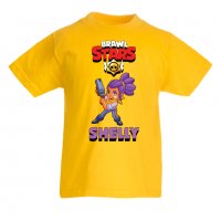 Детска тениска Shelly Brawl Stars, снимка 5 - Детски тениски и потници - 32928580