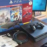 Playstation 4 PS4 Slim 500GB + 27 игри, снимка 1 - PlayStation конзоли - 43367744