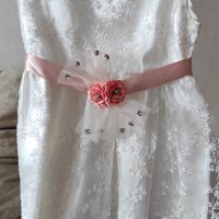 Рокля 👗 подходяща за Кръщене или Свадба, снимка 3 - Бебешки рокли - 32931708