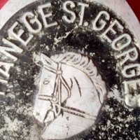 Manege St Georges Стара метална табела , снимка 6 - Антикварни и старинни предмети - 38484587