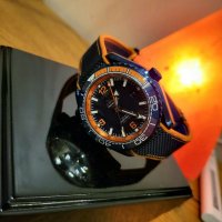 Мъжки луксозен часовник Omega Seamaster Planet Ocean  BIG BLUE , снимка 7 - Мъжки - 36610489