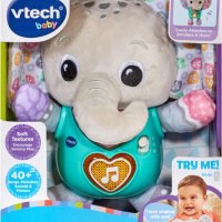 VTechBaby Интерактивна бебешка играчка слонче със светлини, цифри, песни,дрънкащи мъниста и текстури, снимка 2 - Образователни игри - 43961283