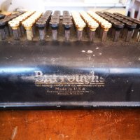 Механичен калкулатор Burroughs Made in USA, снимка 4 - Колекции - 43574174