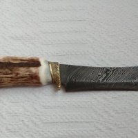 Ловен нож /дамаска стомана/ - ръчна изработка