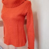 TexTon, Вълнена Блуза с Голяма Шал Яка, Размер S. Код 1493, снимка 3 - Блузи с дълъг ръкав и пуловери - 35527222