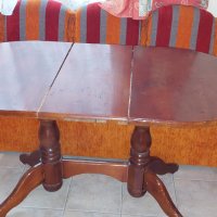 Кухненски разтегателен диван, кухненска маса елипсовидна разтегателна, снимка 4 - Дивани и мека мебел - 43920646