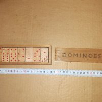 Старо дървено домино , игра, снимка 1 - Антикварни и старинни предмети - 38628309