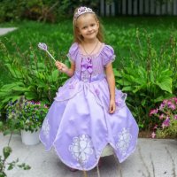 Рокля на принцеса София + подарък коронка. , снимка 7 - Детски рокли и поли - 36899258
