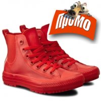 ПРОМО 🍊 CONVERSE 🍊 Дамски гумени кецове RED CHELSEA RUBBER BOOTS 36 и 37 номер нови с кутия, снимка 9 - Кецове - 17420217