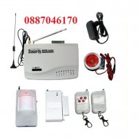 Безжична система аларма за дома, вилата, офиса използваща GSM SIM  карта на произволен оператор, снимка 1 - Други - 24593908