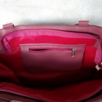Дамска чанта Lacoste бордо, снимка 5 - Чанти - 32946621