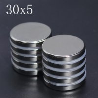 30x5mm неодимов МАГНИТ N52, сила 12-15кг, снимка 3 - Други машини и части - 35128453