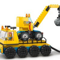 LEGO® City Great Vehicles 60391 - Строителни камиони и кран с разбиваща топка, снимка 6 - Конструктори - 43253750