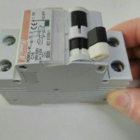 Дефектно токова защита комбинирана HDB6VL -40 ;0.03A/30mA/ I с 1р 16А контакт , снимка 2 - Други - 32460250