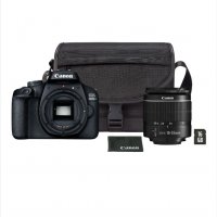 Фотоапарат DSLR Canon EOS 4000D,18.0 MP, Черен + Обектив EF-S 18-55 мм F/3.5-5.6 III Черен + Чанта , снимка 2 - Фотоапарати - 37049090