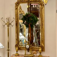 Голямо огледало - Ангели "Луи XV" (златно), снимка 5 - Огледала - 43939091
