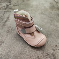 Детски ботушки от естествена кожа  Пинки в розов цвят/Б41, снимка 3 - Детски боти и ботуши - 42938487