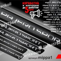 ПРАГОВЕ карбон MITSUBISHI PAJERO SPORT фолио стикери mippa1, снимка 1 - Аксесоари и консумативи - 39144818