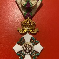Царски орден за гражданска заслуга 4 степен с корона, снимка 1 - Други ценни предмети - 43961946