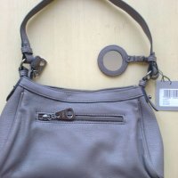 Сива дамска чанта, снимка 3 - Чанти - 26517353