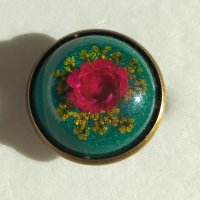 Дамски пръстени с естествени цветя в смола. Идея за подарък. Различни видове., снимка 4 - Пръстени - 32884300