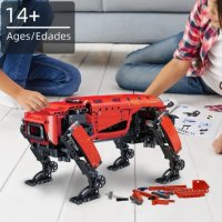 Електрическо куче робот за сглобяване - 936 части с дистаниционно управление, снимка 5 - Конструктори - 43424132