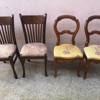4 дървени стола