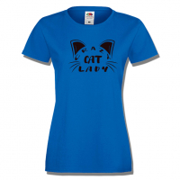Дамска тениска Crazy Cat Lady,Котки,Животни,Развлекателни, снимка 3 - Тениски - 36427875
