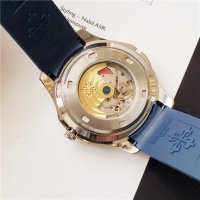 Мъжки часовник Patek Philippe Aquanaut Dual Time с автоматичен механизъм, снимка 7 - Мъжки - 37317745
